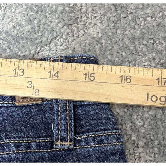 Simply Vera Vera Wang Womens Size 6 S Boot Cut Jeans Dark Wash Denim Mid Rise - Picture 5 of 9
